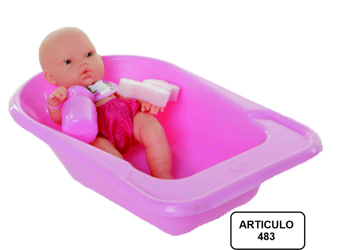 Mi Nenito Bebé con Bañadera (483)