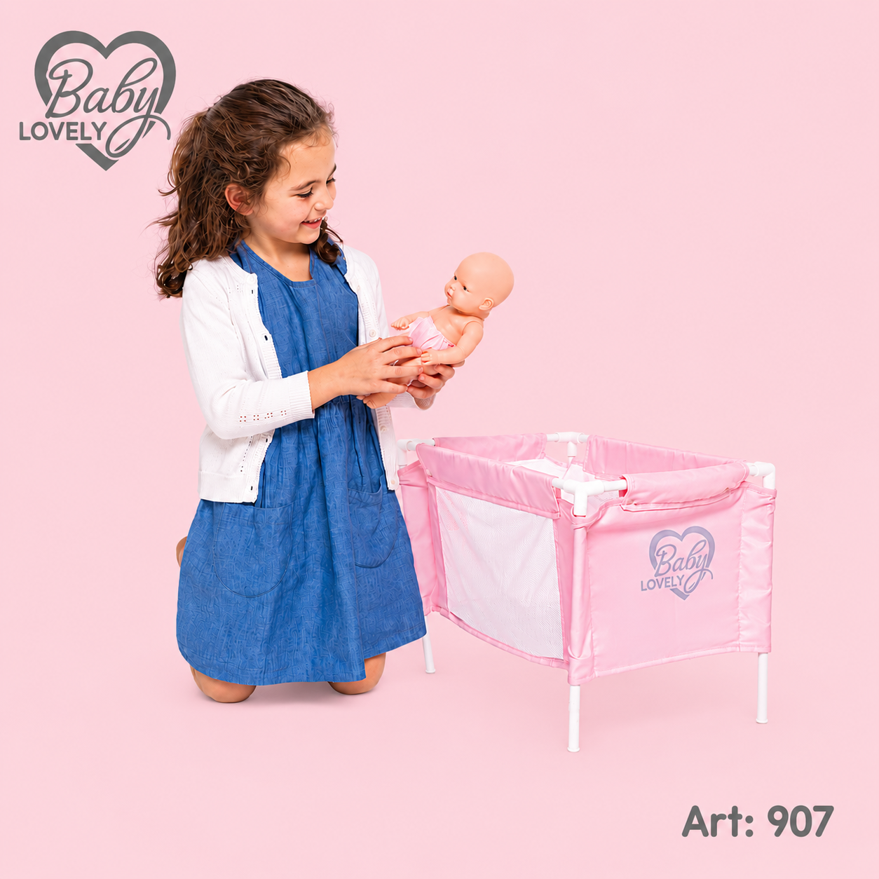 Cuna de viaje Baby Lovely (907)