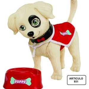 Puppy Perrito con abrigo y correa (931)