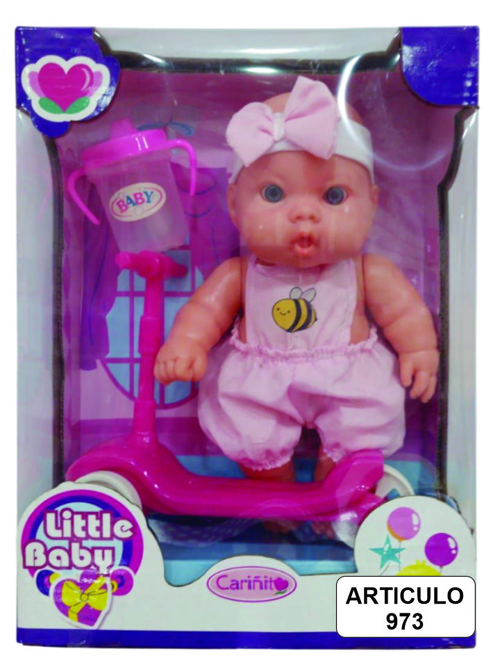 Little Baby con Triciclo y Monopatín (973)