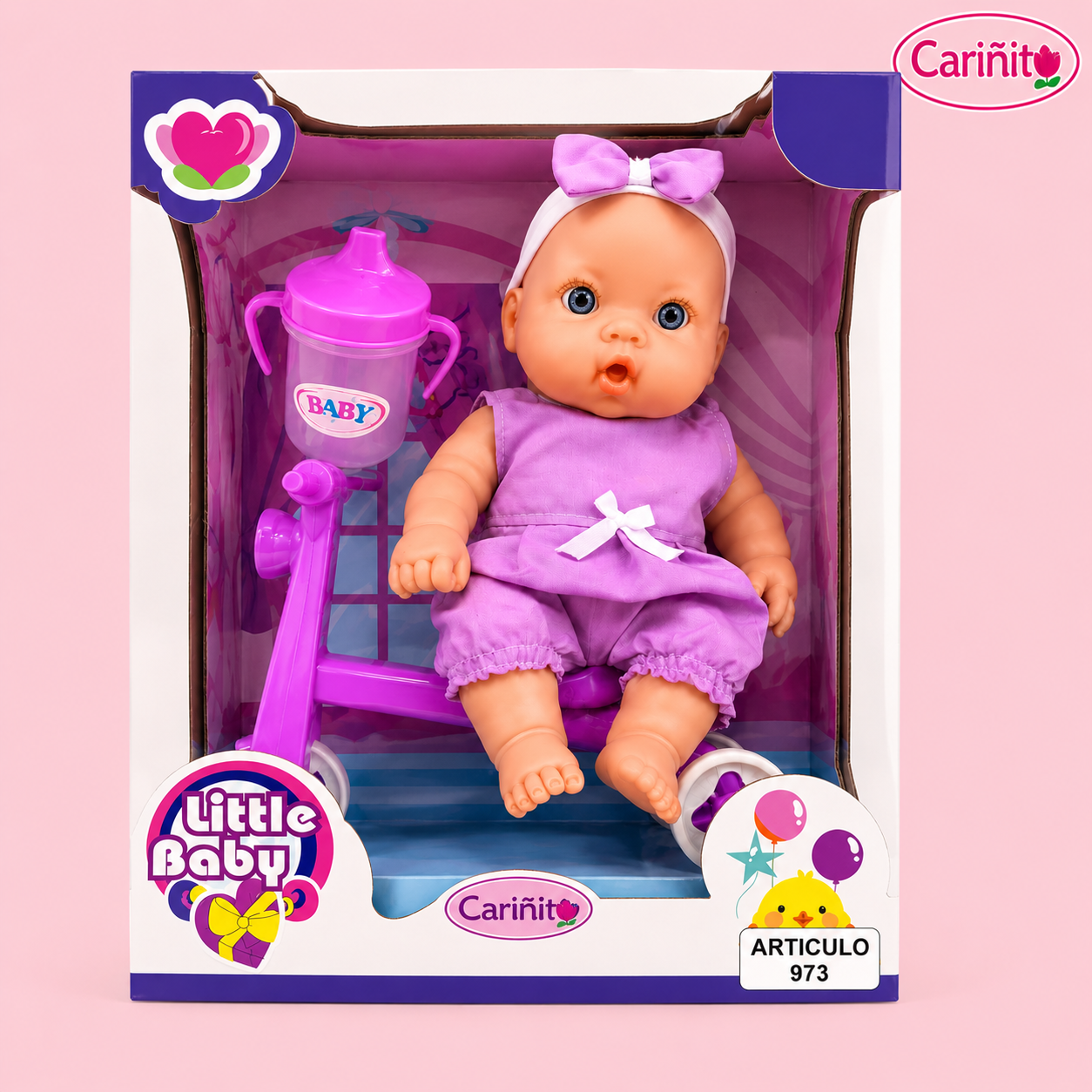 Little Baby con Triciclo y Monopatín (973)