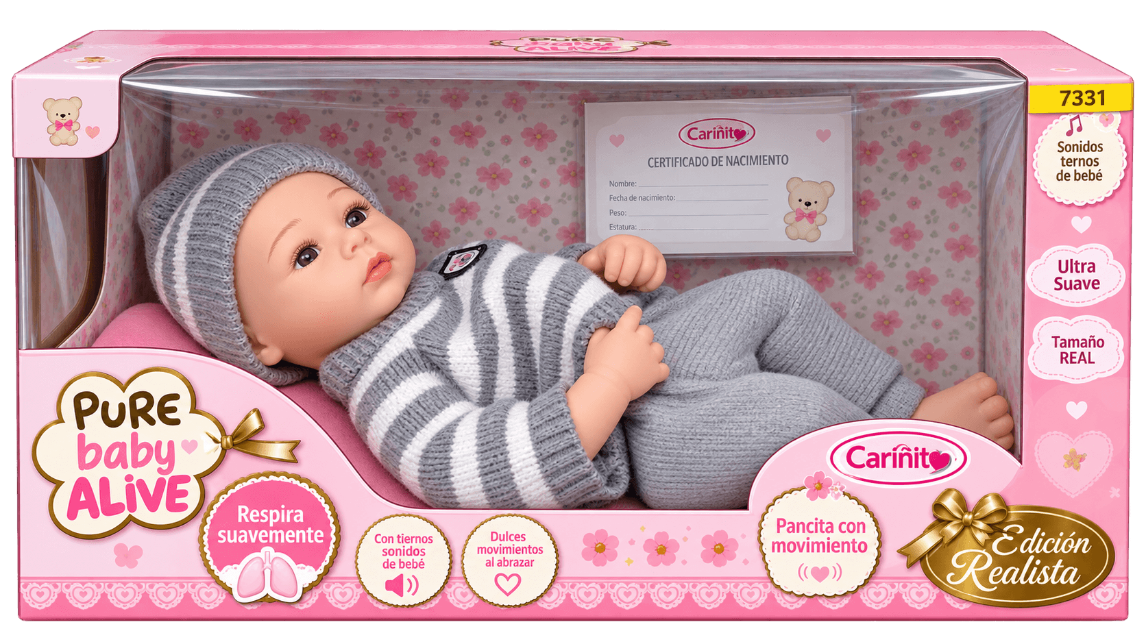 art. 7331 Pure Baby Alive Reborn respira de verdad - Imagen 2